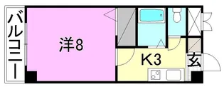サンピア桑原【301号室】の間取り