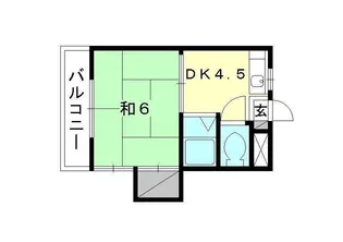 ミウラビル【403号室】の間取り
