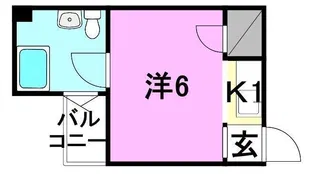 メゾンKIYAMACHI【403号室】の間取り