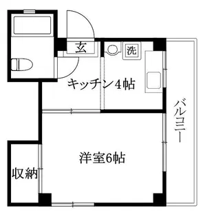 メゾンAD2【412号室】の間取り