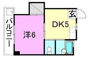 メゾンAD2【602号室】の間取り