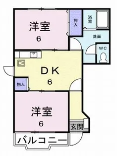 レジデンス淡路 B棟【101号室】の間取り