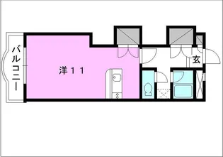 メゾン ドゥ シュー【309号室】の間取り