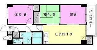 コーポラスAC2【503号室】の間取り