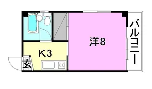 第一曙マンション【101号室】の間取り
