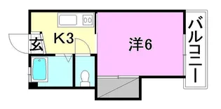 第一曙マンション【103号室】の間取り