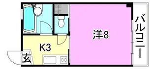 第一曙マンション【302号室】の間取り