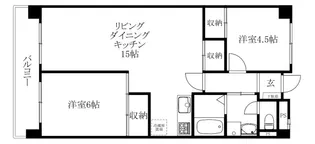 道後山本ビル【205号室】の間取り