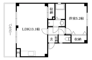 フォブールI【203号室】の間取り
