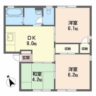 ファミール川原【103号室】の間取り