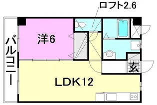 Bonne chance【202号室】の間取り