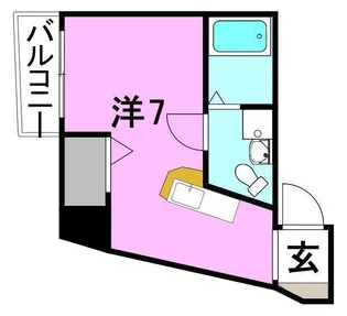 フォレストビュー横河原【301号室】の間取り