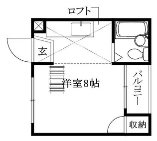 清水マンション【302号室】の間取り