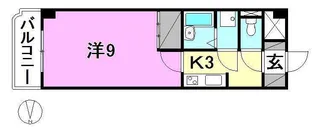 1Kの間取り画像