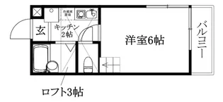 フレグランス北条【101号室】の間取り