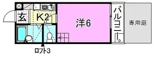フレグランス北条【108号室】の間取り