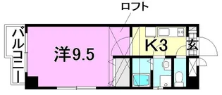 マリノ・エッフェ【705号室】の間取り