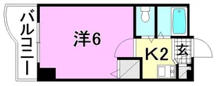 葡萄館【1007号室】の間取り