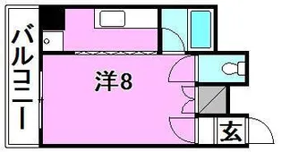 リオン ドール【203号室】の間取り