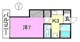 東一万ビル【402号室】の間取り