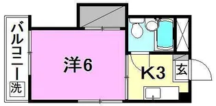 メゾンプリエ【201号室】の間取り