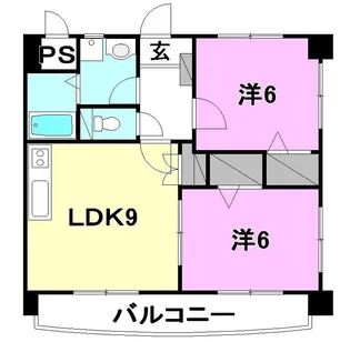 メゾン越智【103号室】の間取り