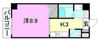 ロイアルコート桑原【505号室】の間取り