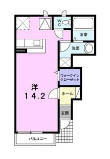 アクティーフ ヴィラ【102号室】の間取り