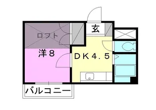 武田ビル【302号室】の間取り