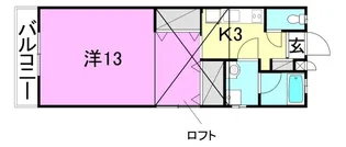 プレアマール KIKU 西棟【207号室】の間取り