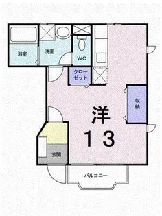 アクテュエルY【103号室】の間取り