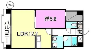 日興ビル中央【602号室】の間取り