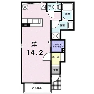 サンリット A B棟【A101号室】の間取り