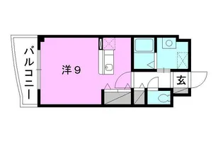 グランデ ピアッツァ【301号室】の間取り