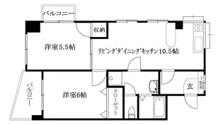 セントラルハイム壱番館【141号室】の間取り