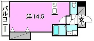 ING−シグマ【401号室】の間取り