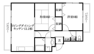 ユーミーWATANABE【201号室】の間取り
