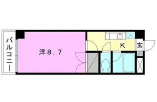 ハオス ベハーゲン【206号室】の間取り