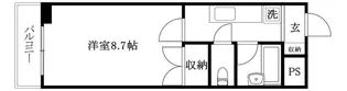 ハオス ベハーゲン【606号室】の間取り