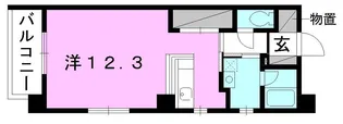 スリーエイト三番町【401号室】の間取り