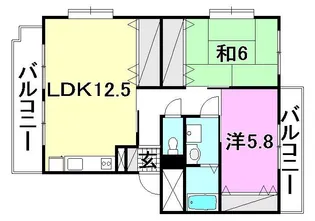 ユーミーI【102号室】の間取り