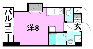 ドルーク三番町【603号室】の間取り
