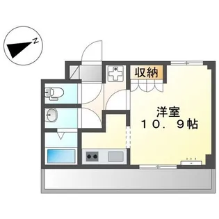 メゾン・ド・ピア【105号室】の間取り