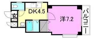 ラディ yamamoto【203号室】の間取り