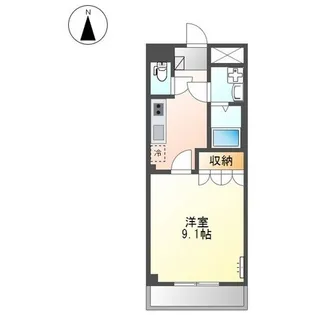プラムガーデンSIN【205号室】の間取り
