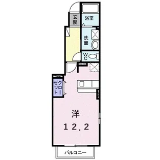 マーガレット【101号室】の間取り