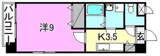 LOUNGE ACT【201号室】の間取り
