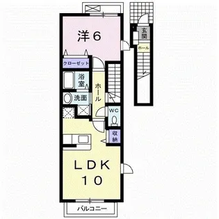 フィオーレ・U【201号室】の間取り