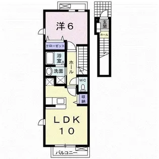 フィオーレ・U【202号室】の間取り