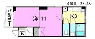 プラスパ本町【501号室】の間取り